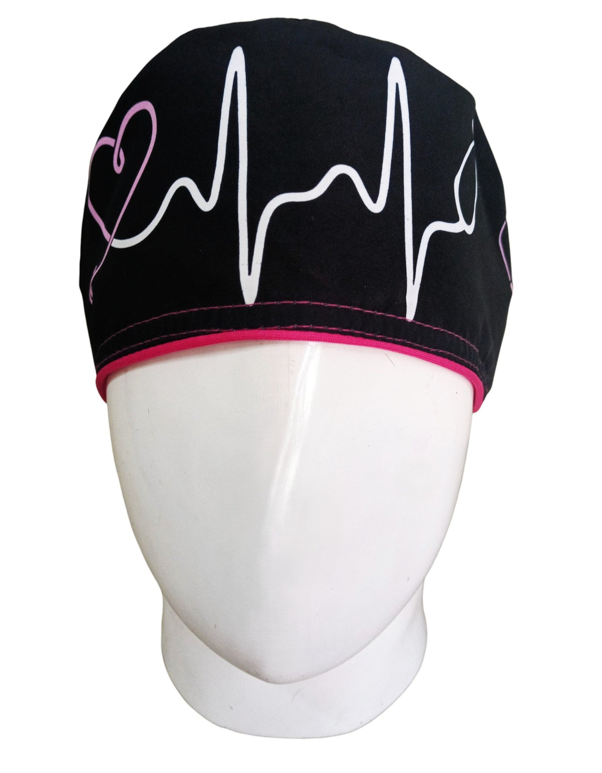 Gorro Quirúrgico Mujer y Portacarnet Fonendoscopios Negro - gorro antifluido para mujer Doctools - foto 3