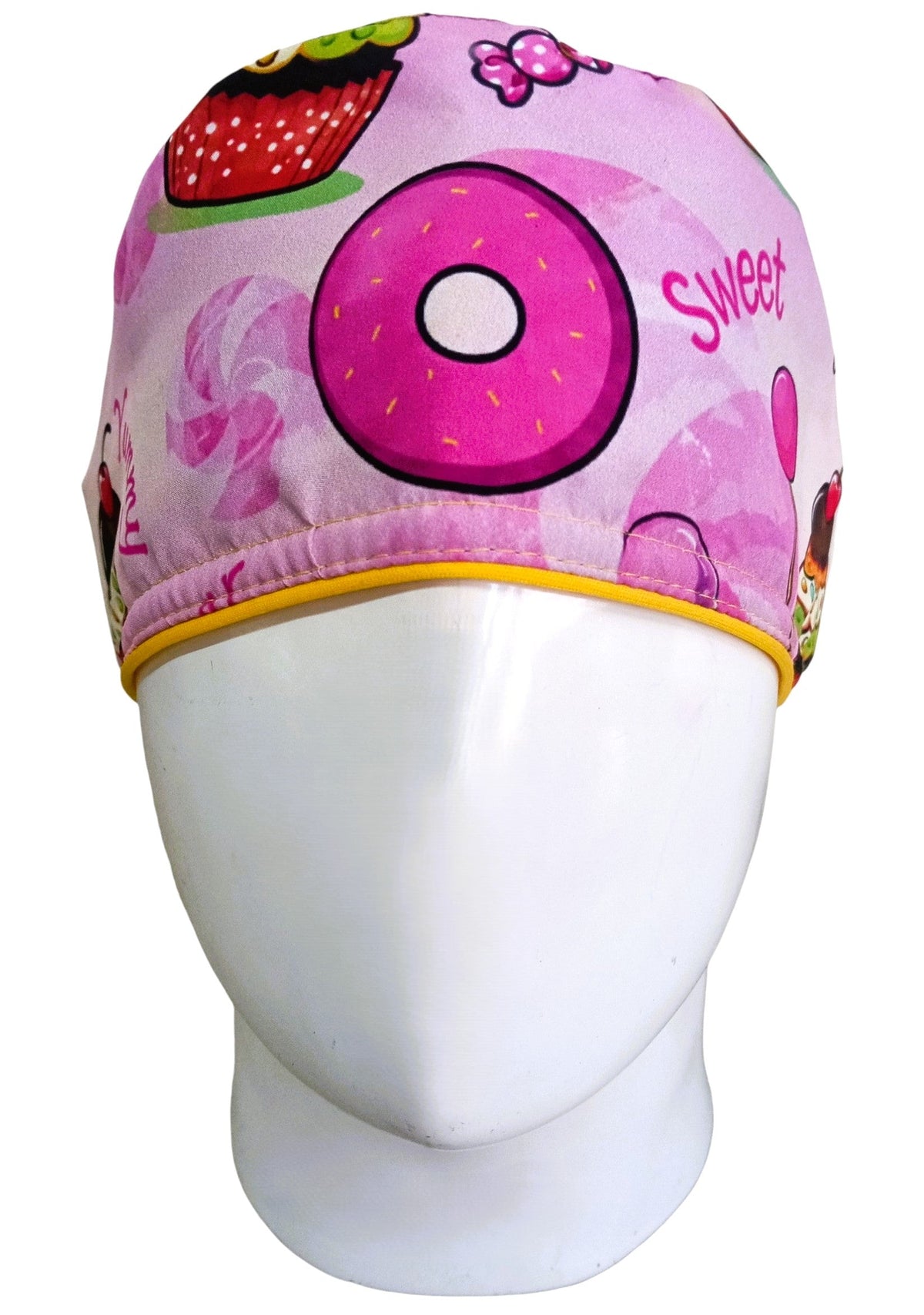Gorro Quirúrgico Mujer y Portacarnet Yummy Sweet - gorro antifluido para mujer Doctools - foto 3