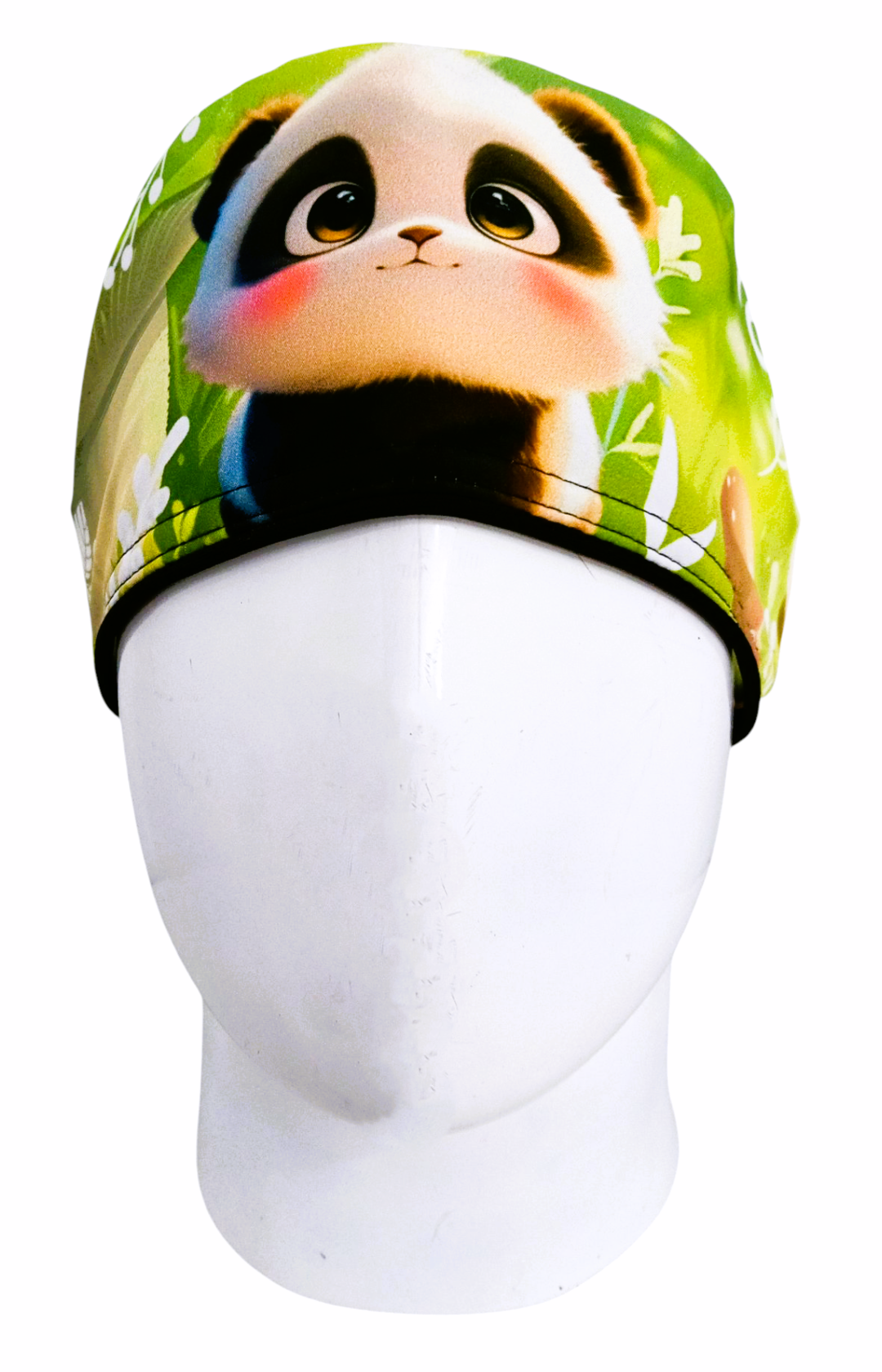 Gorro Quirúrgico Mujer y Portacarnet Panda Natural - gorro antifluido para mujer Doctools - foto 3