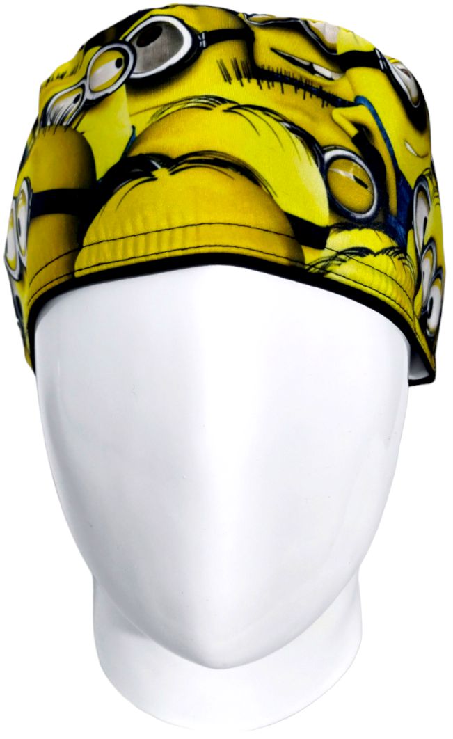 Gorro Quirúrgico Mujer y Portacarnet Minions Caritas - gorro antifluido para mujer Doctools - foto 3
