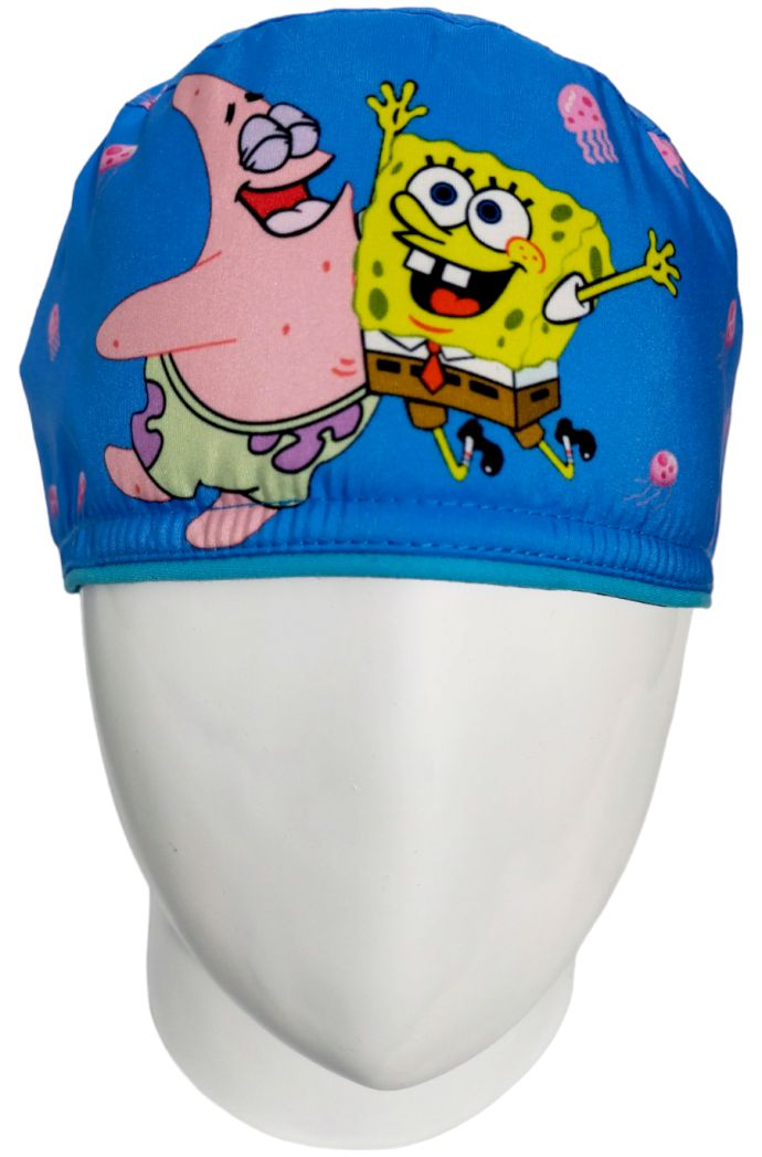 Gorro Quirúrgico Mujer y Portacarnet Patricio Estrella Azul Clásico - gorro antifluido para mujer Doctools - foto 3