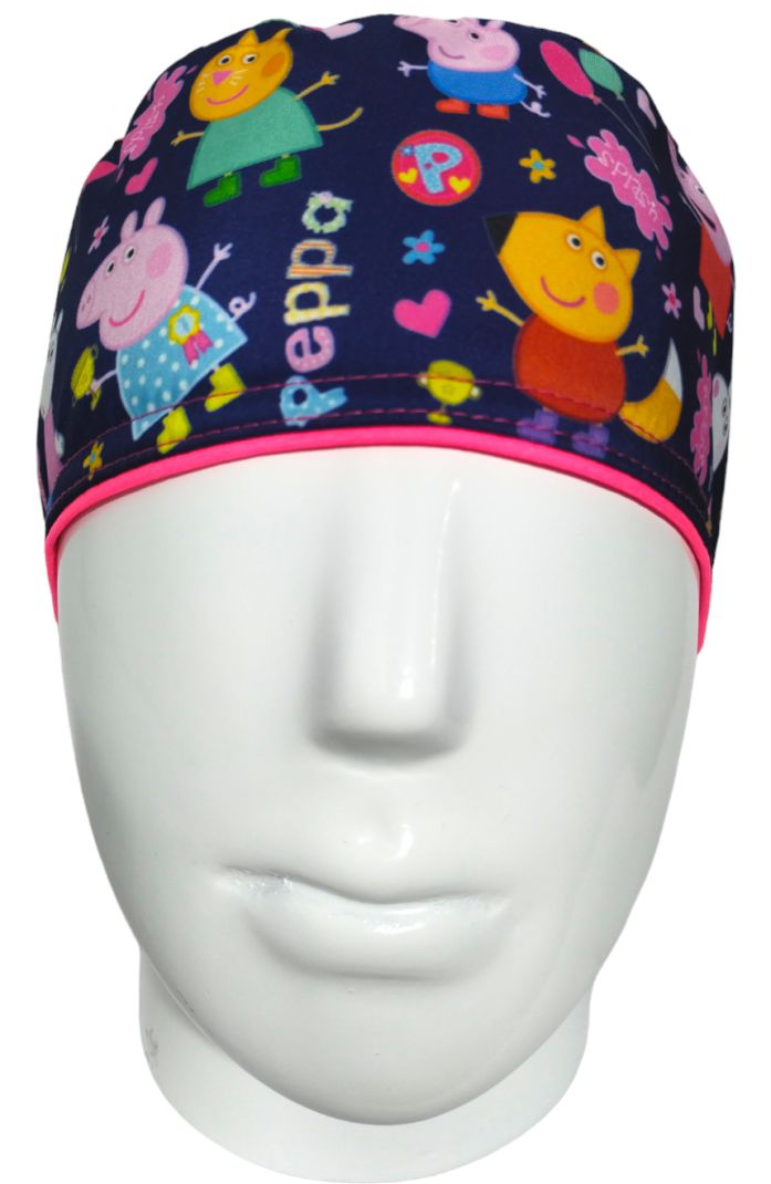 Gorro Quirúrgico Mujer y Portacarnet Peppa Pig - gorro antifluido para mujer Doctools - foto 3