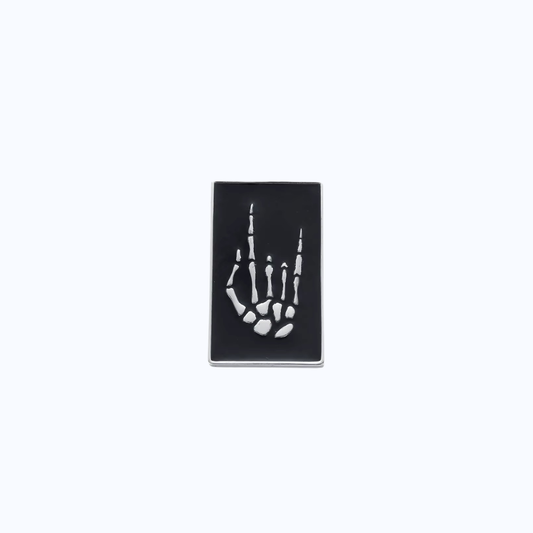 Metallic Bone Hand Pin