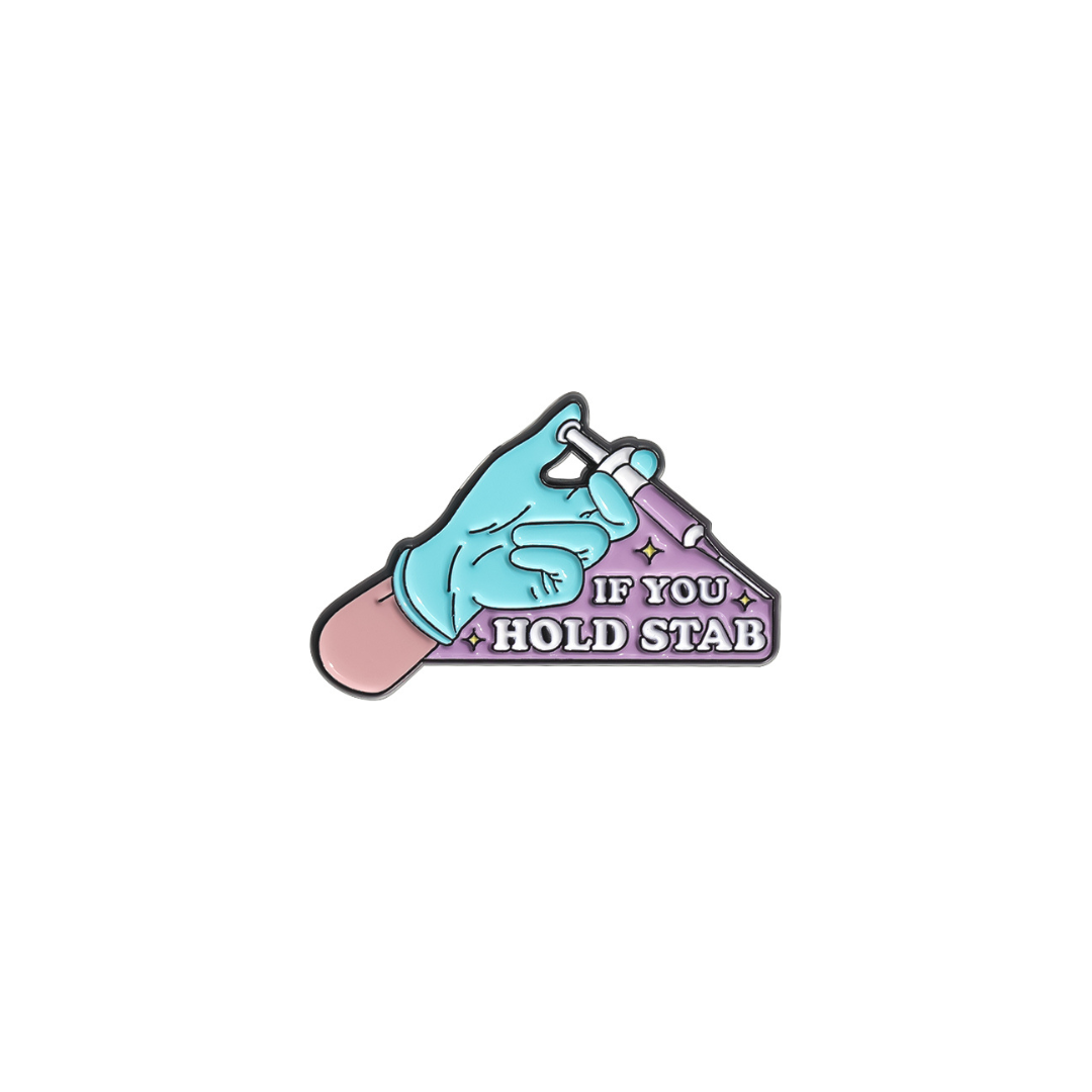 Floral Mom Metal Pin
