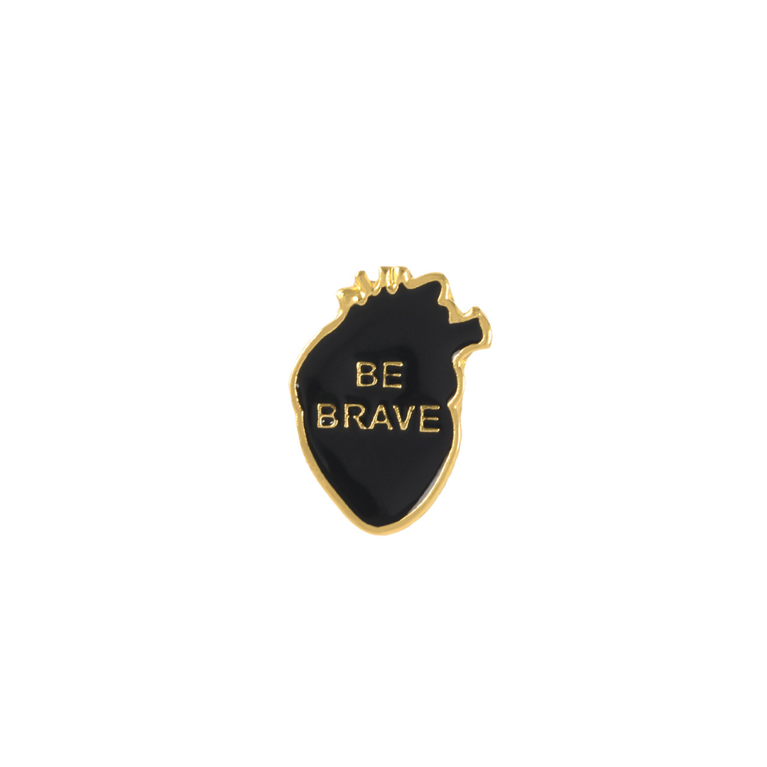 Brave Heart Metal Pin