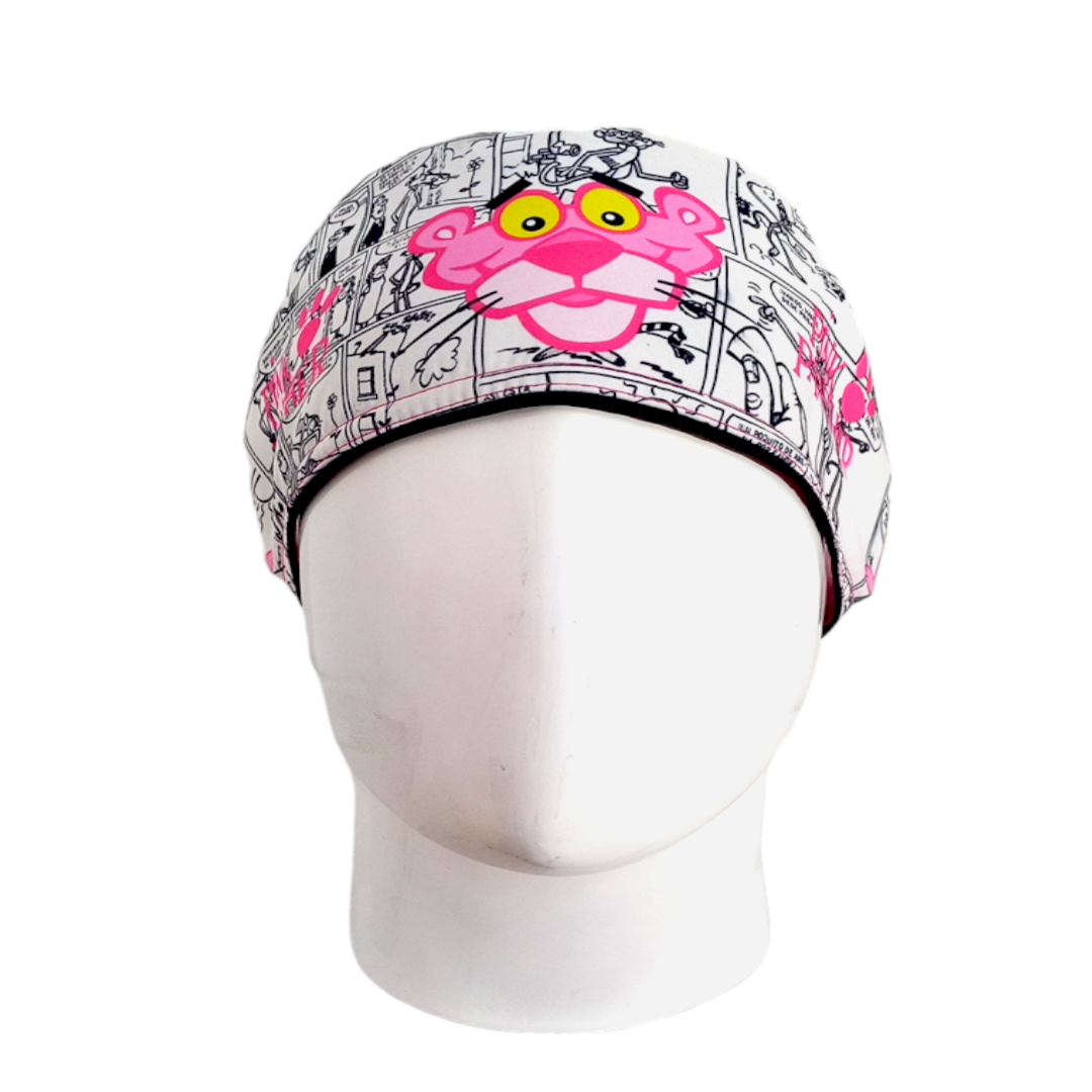 Gorro Quirúrgico Mujer y Portacarnet Pantera Rosa - gorro antifluido para mujer Doctools - foto 3