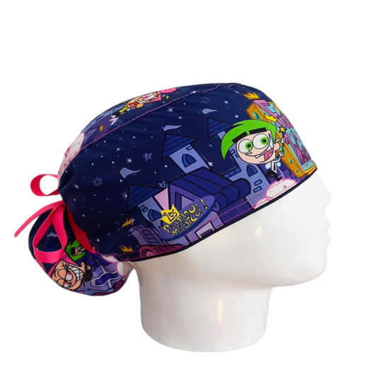 Gorro Quirúrgico Mujer y Portacarnet Los Padrinos Mágicos - gorro antifluido para mujer Doctools - foto 2