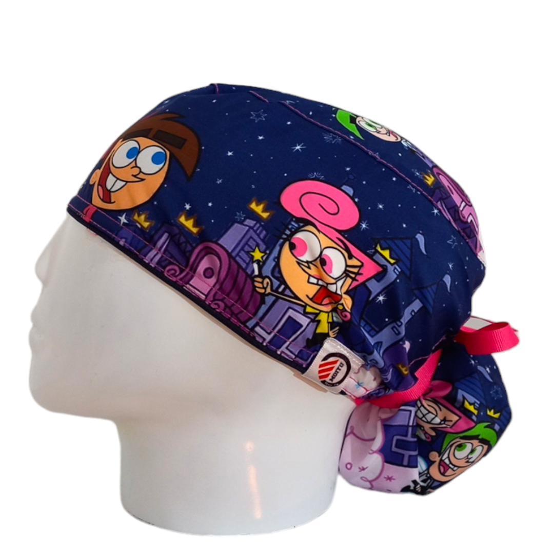 Gorro Quirúrgico Mujer y Portacarnet Los Padrinos Mágicos - gorro antifluido para mujer Doctools - foto 1