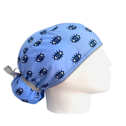 Gorro Quirúrgico Mujer y Portacarnet Ojo Turco - gorro antifluido para mujer Doctools - foto 2