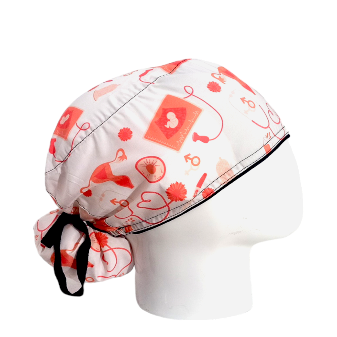 Gorro Quirúrgico Mujer y Portacarnet Obstetricia - gorro antifluido para mujer Doctools - foto 2
