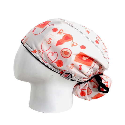 Gorro Quirúrgico Mujer y Portacarnet Obstetricia - gorro antifluido para mujer Doctools - foto 1