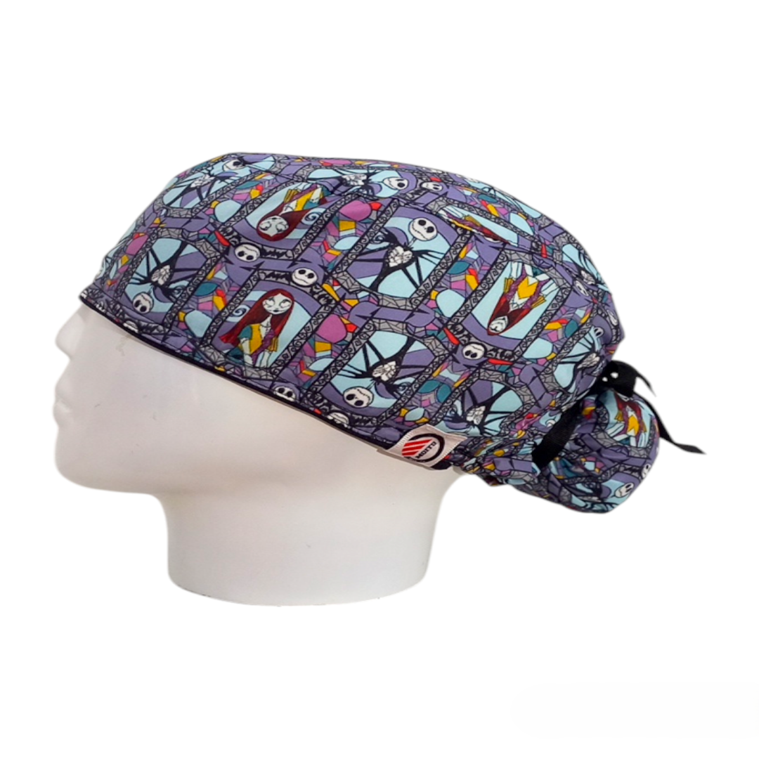 Gorro Quirúrgico Mujer y Portacarnet Jack Gris - gorro antifluido para mujer Doctools - foto 1