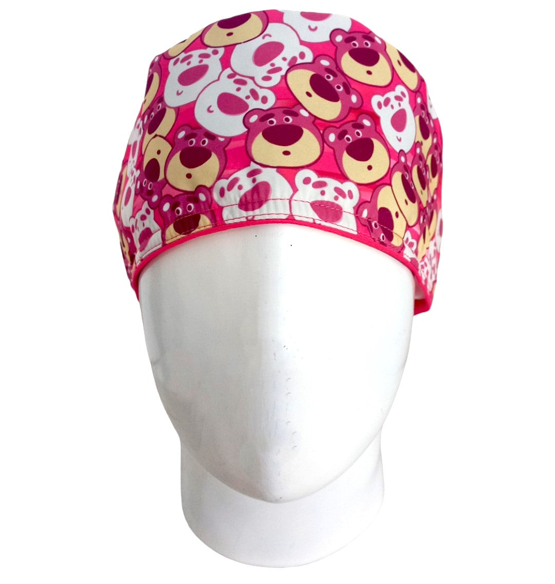 Gorro Quirúrgico Mujer y Portacarnet Osito Lotso Toy Story - gorro antifluido para mujer Doctools - foto 3