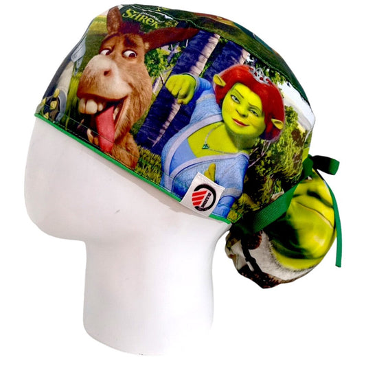 Gorro Quirúrgico Mujer y Portacarnet Shrek - gorro antifluido para mujer Doctools - foto 1