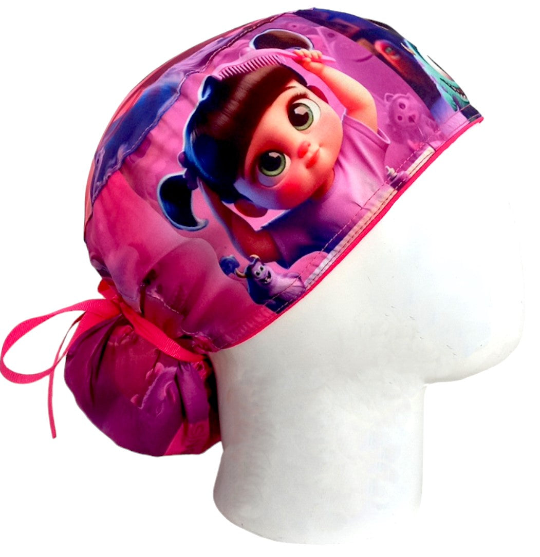 Gorro Quirúrgico Mujer y Portacarnet Boo Monsters Inc - gorro antifluido para mujer Doctools - foto 2