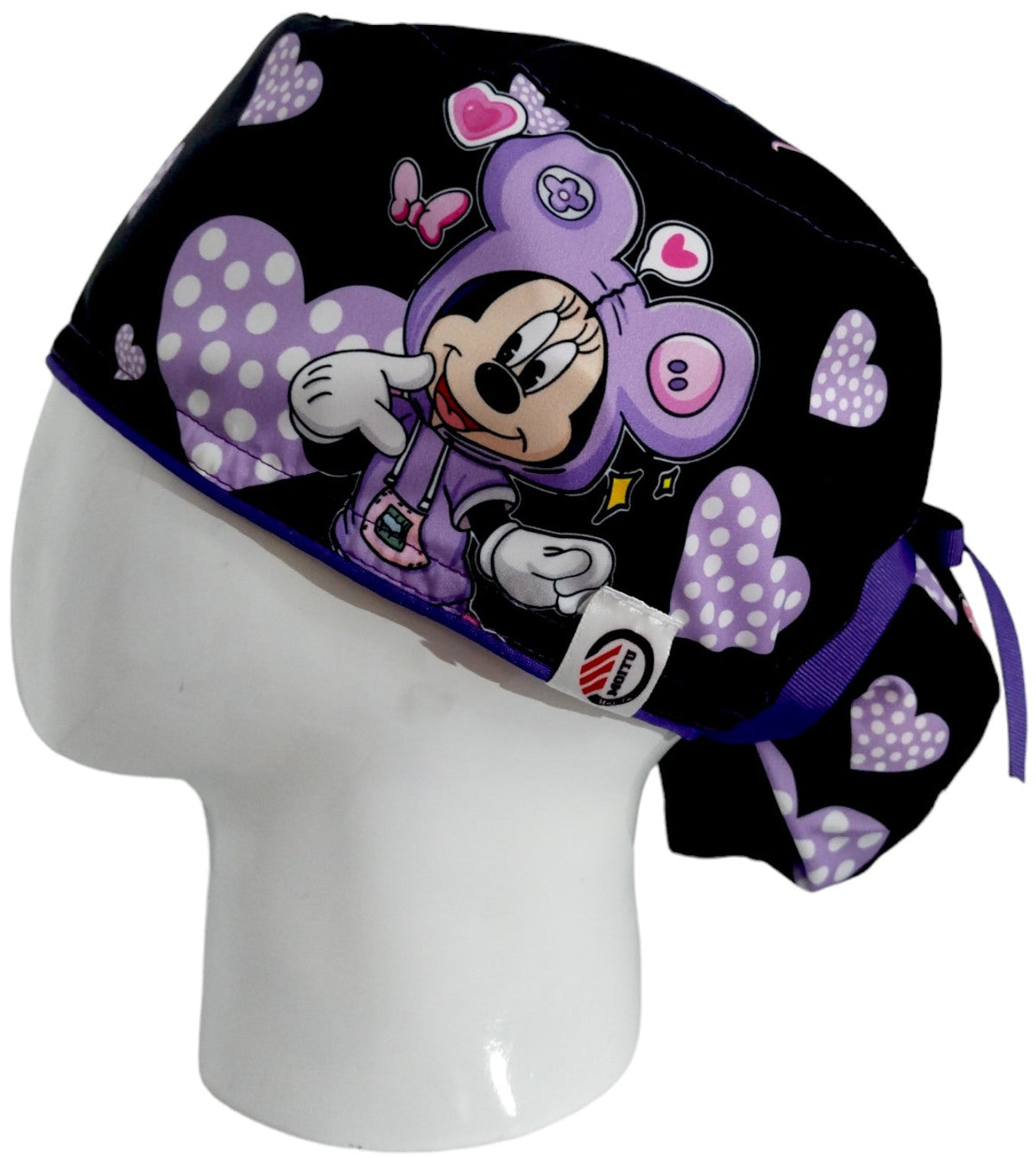 Gorro Quirúrgico Mujer y Portacarnet Minnie Hoodie - gorro antifluido para mujer Doctools - foto 1