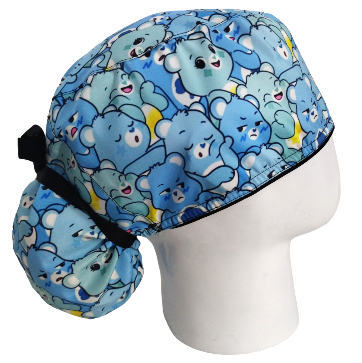 Gorro Quirúrgico Mujer y Portacarnet Osito Gruñoncito Cariñositos - gorro antifluido para mujer Doctools - foto 2