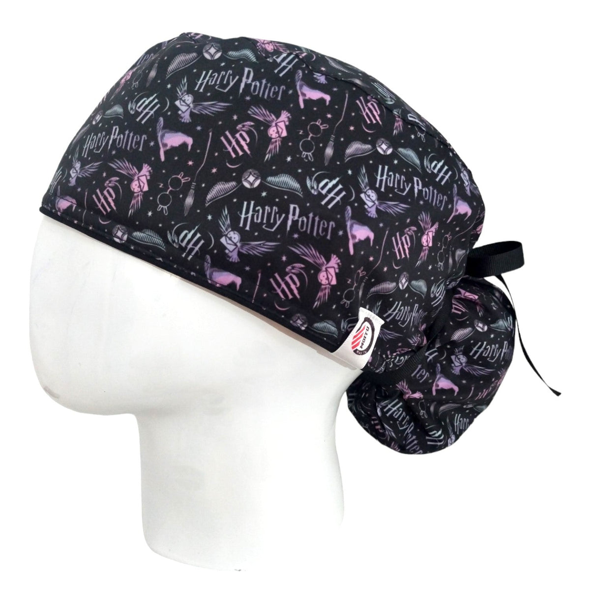 Gorro Quirúrgico Mujer y Portacarnet Textura Harry Potter - gorro antifluido para mujer Doctools - foto 1