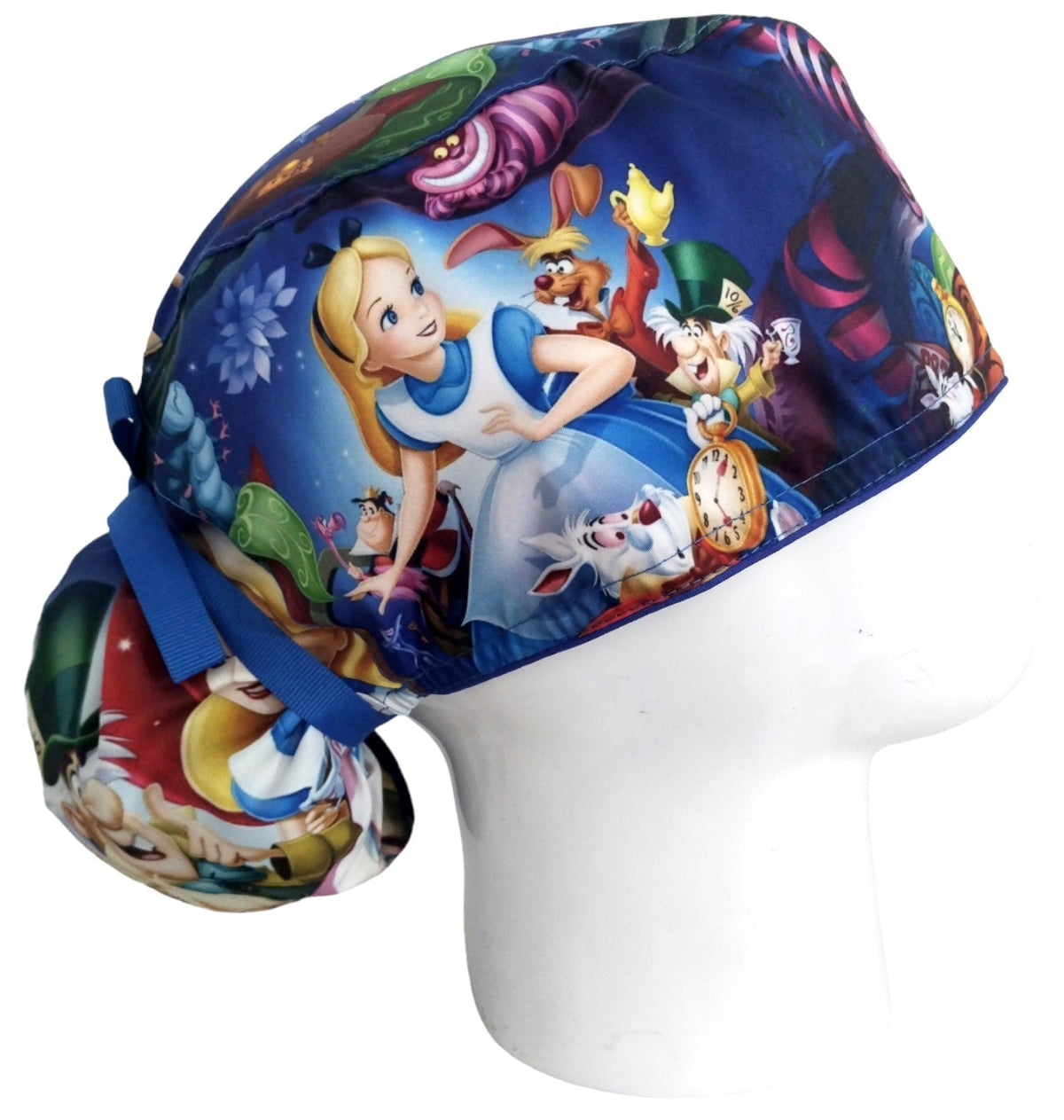 Gorro Quirúrgico Mujer y Portacarnet Alicia en el País de las Maravillas - gorro antifluido para mujer Doctools - foto 2