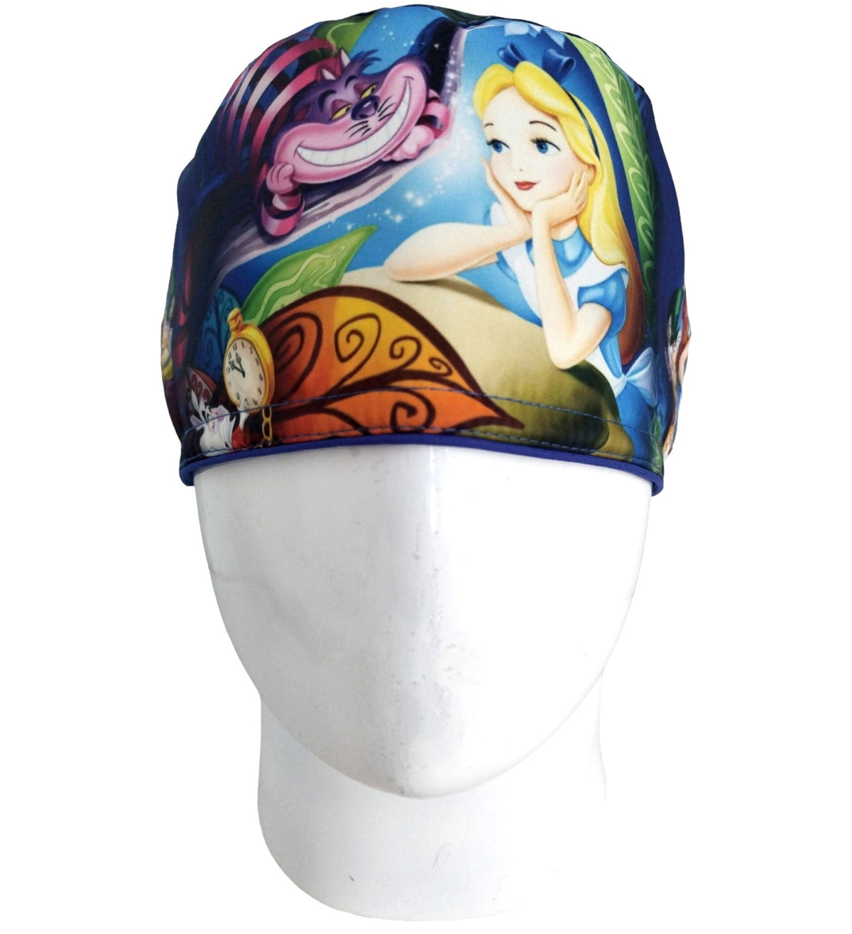 Gorro Quirúrgico Mujer y Portacarnet Alicia en el País de las Maravillas - gorro antifluido para mujer Doctools - foto 3