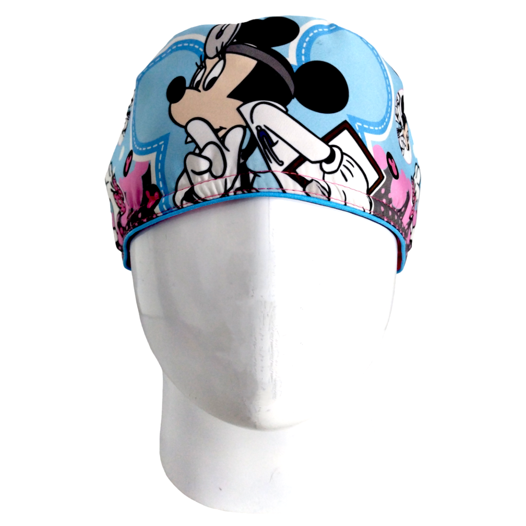 Gorro Quirúrgico Mujer y Portacarnet Minnie Doc - gorro antifluido para mujer Doctools - foto 3