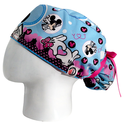 Gorro Quirúrgico Mujer y Portacarnet Minnie Doc - gorro antifluido para mujer Doctools - foto 1