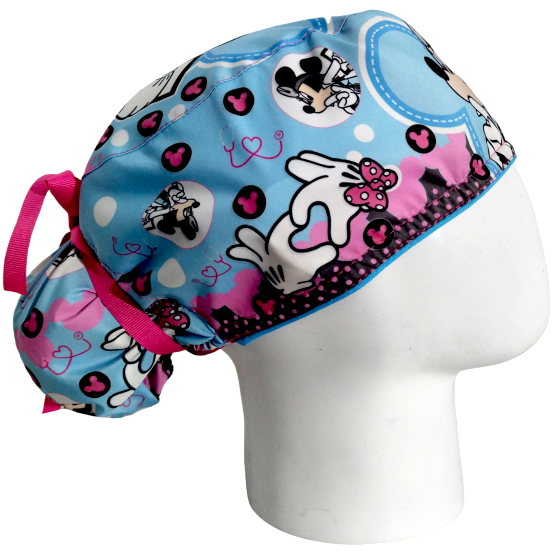 Gorro Quirúrgico Mujer y Portacarnet Minnie Doc - gorro antifluido para mujer Doctools - foto 2