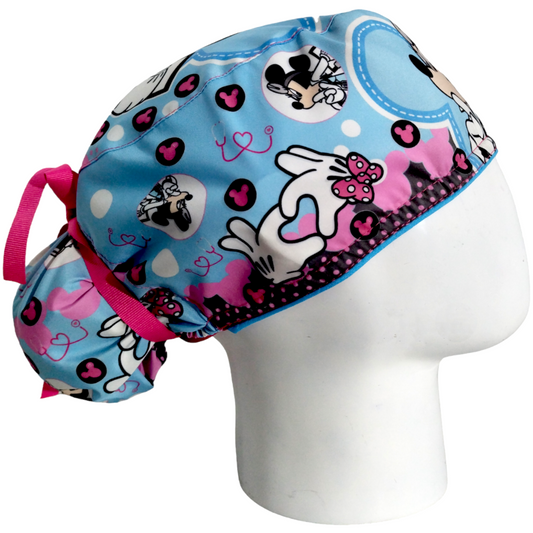 Gorro Quirúrgico Mujer y Portacarnet Minnie Doc - gorro antifluido para mujer Doctools - foto 2