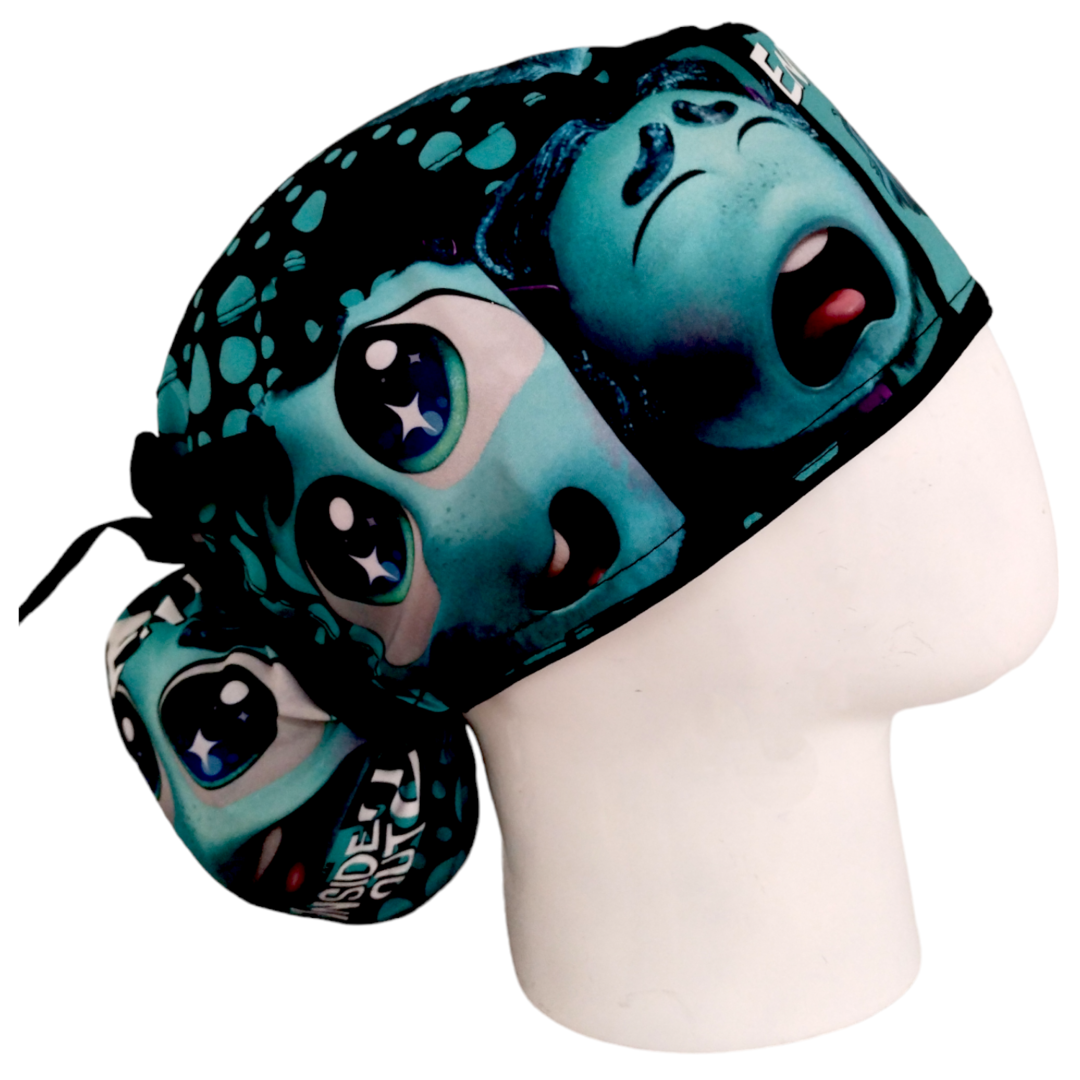 Gorro Quirúrgico Mujer y Portacarnet Envidia Intensamente - gorro antifluido para mujer Doctools - foto 2