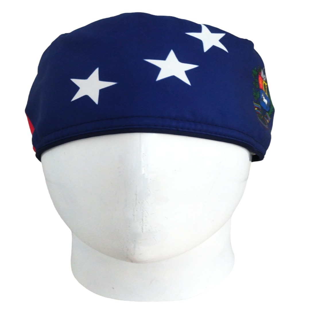 Gorro Quirúrgico Mujer y Portacarnet Love Venezuela - gorro antifluido para mujer Doctools - foto 3