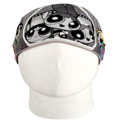 Gorro Quirúrgico Mujer y Portacarnet Chicas Superpoderosas Gris - gorro antifluido para mujer Doctools - foto 3