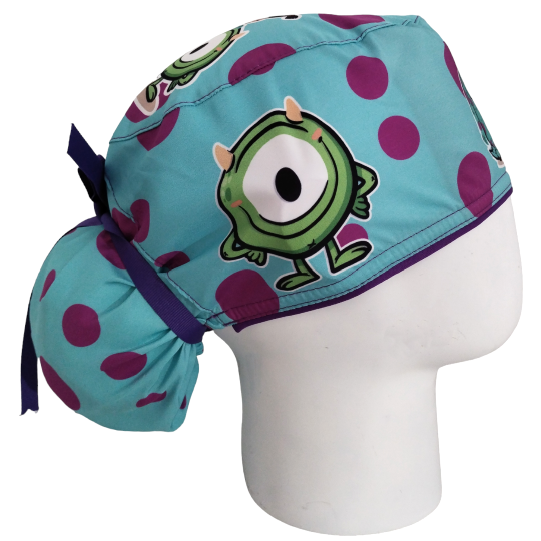 Gorro Quirúrgico Mujer y Portacarnet Monsters Inc Animado - gorro antifluido para mujer Doctools - foto 2
