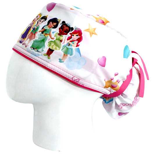 Gorro Quirúrgico Mujer y Portacarnet Princesas Disney - gorro antifluido para mujer Doctools - foto 1