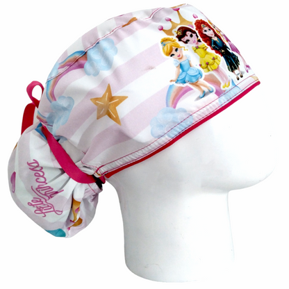 Gorro Quirúrgico Mujer y Portacarnet Princesas Disney - gorro antifluido para mujer Doctools - foto 2