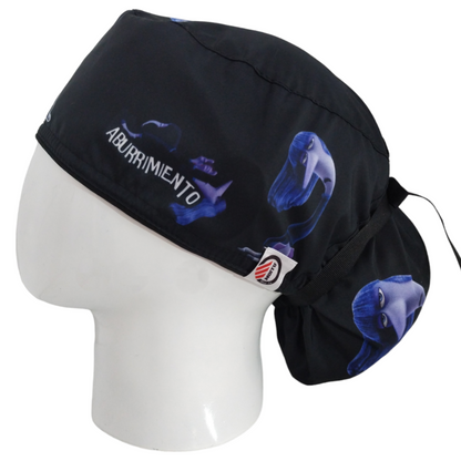 Gorro Quirúrgico Mujer y Portacarnet Aburrimiento Intensamente - gorro antifluido para mujer Doctools - foto 1