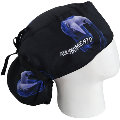 Gorro Quirúrgico Mujer y Portacarnet Aburrimiento Intensamente - gorro antifluido para mujer Doctools - foto 2