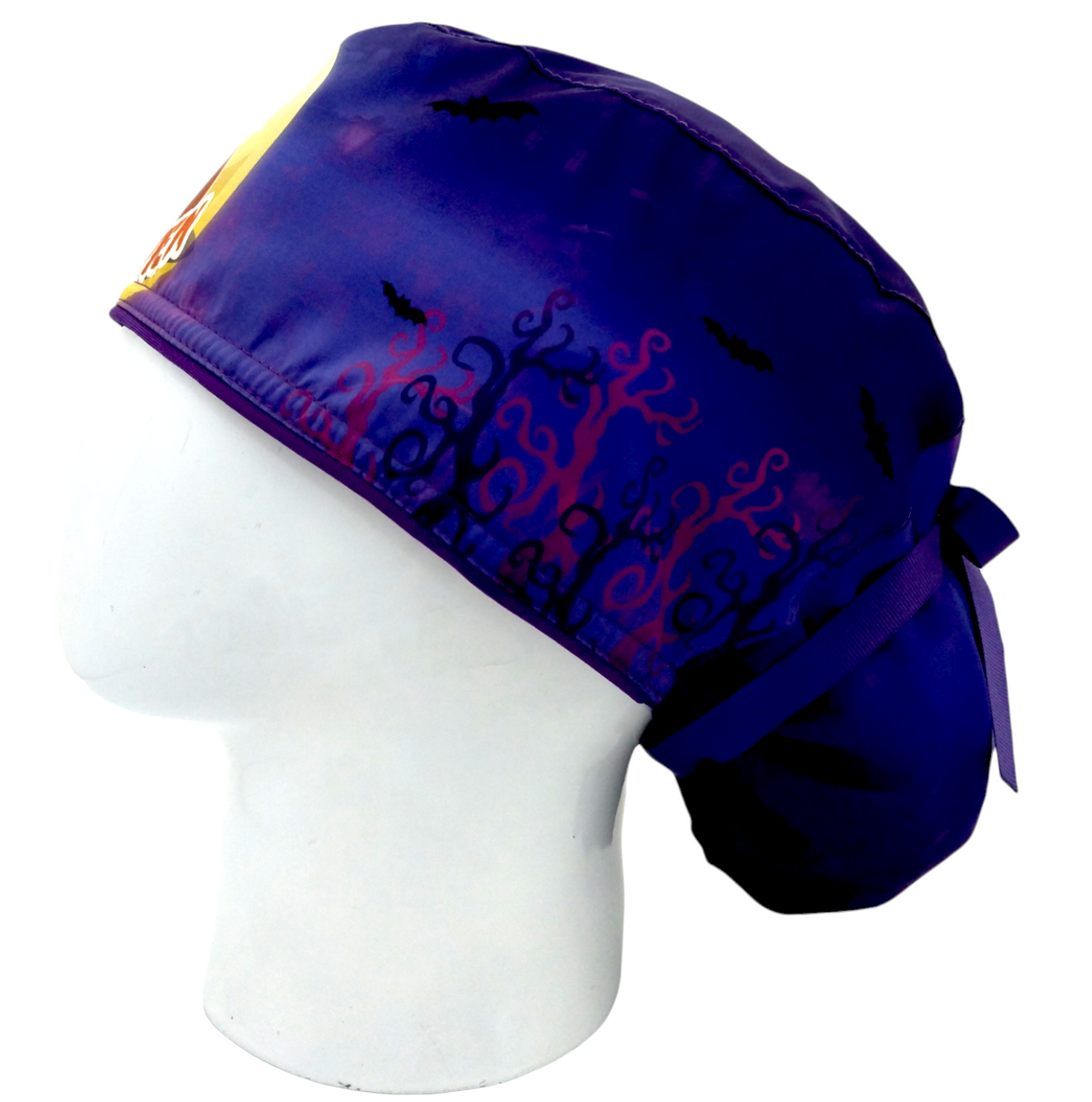 Gorro Quirúrgico Mujer y Portacarnet Michi Halloween - gorro antifluido para mujer Doctools - foto 1