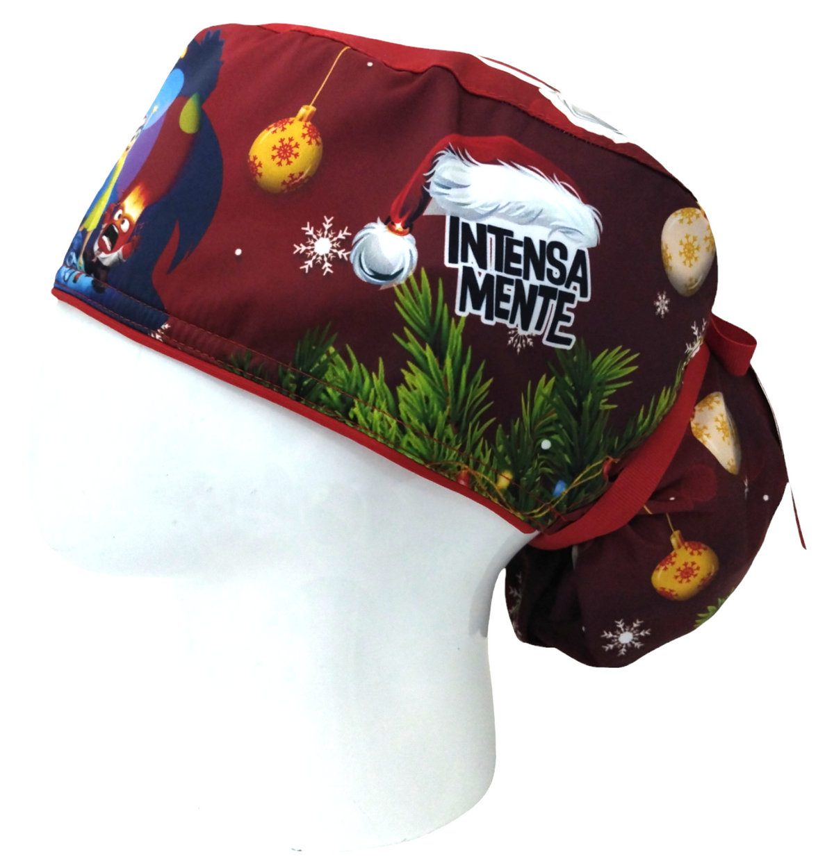 Gorro Quirúrgico Mujer y Portacarnet Intensamente Navidad - gorro antifluido para mujer Doctools - foto 1