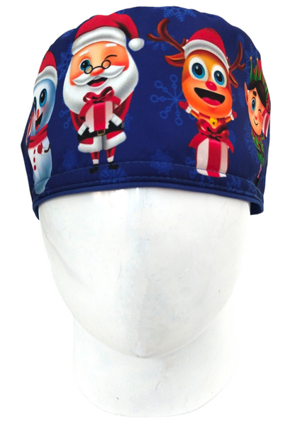 Gorro Quirúrgico Mujer y Portacarnet Navidad Regalo Azul - gorro antifluido para mujer Doctools - foto 3