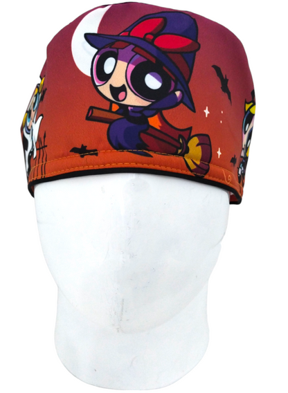 Gorro Quirúrgico Mujer y Portacarnet Chicas Superpoderosas Halloween - gorro antifluido para mujer Doctools - foto 3