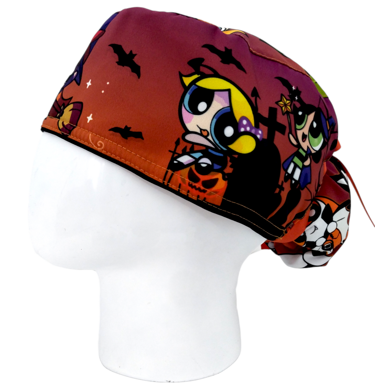 Gorro Quirúrgico Mujer y Portacarnet Chicas Superpoderosas Halloween - gorro antifluido para mujer Doctools - foto 1