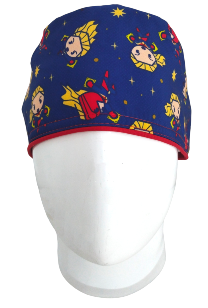 Gorro Quirúrgico Mujer y Portacarnet Miss Marvel - gorro antifluido para mujer Doctools - foto 3