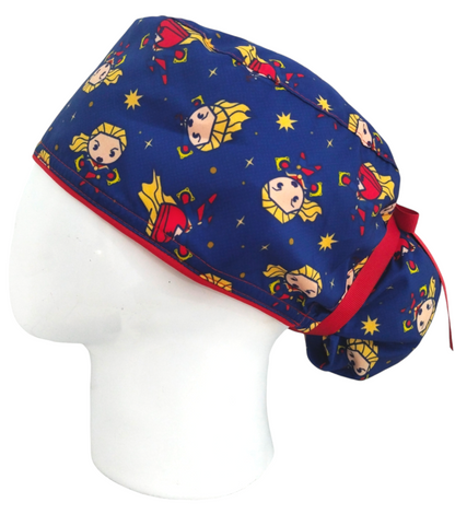 Gorro Quirúrgico Mujer y Portacarnet Miss Marvel - gorro antifluido para mujer Doctools - foto 1