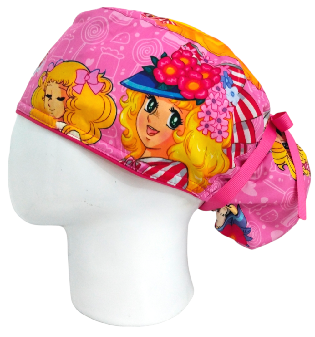Gorro Quirúrgico Mujer y Portacarnet Candy Candy - gorro antifluido para mujer Doctools - foto 1