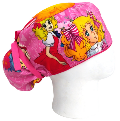 Gorro Quirúrgico Mujer y Portacarnet Candy Candy - gorro antifluido para mujer Doctools - foto 2