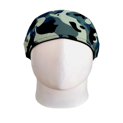 Gorro Quirúrgico Mujer y Portacarnet Militar Azul Oscuro - gorro antifluido para mujer Doctools - foto 3