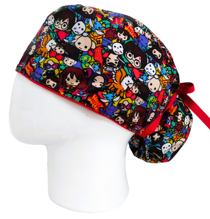 Gorro Quirúrgico Mujer y Portacarnet Harry Potter Personajes - gorro antifluido para mujer Doctools - foto 1