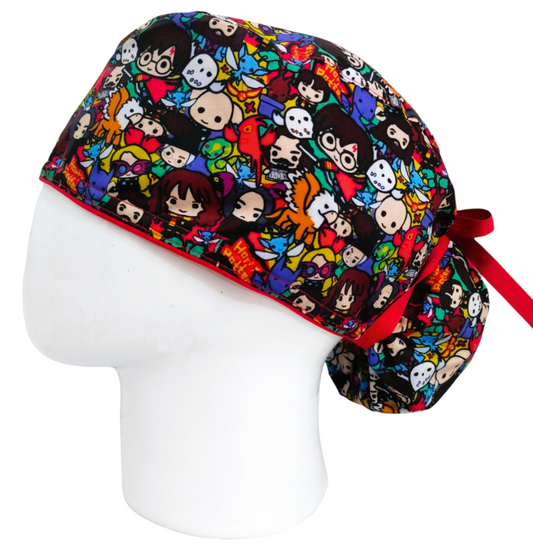 Gorro Quirúrgico Mujer y Portacarnet Harry Potter Personajes - gorro antifluido para mujer Doctools - foto 1