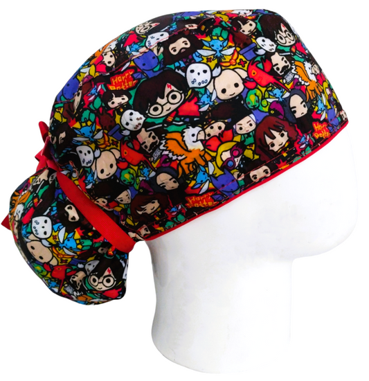 Gorro Quirúrgico Mujer y Portacarnet Harry Potter Personajes - gorro antifluido para mujer Doctools - foto 2