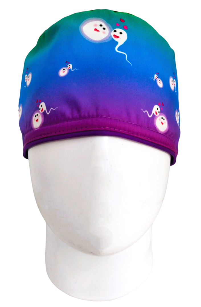 Gorro Quirúrgico Mujer y Portacarnet Fecundación - gorro antifluido para mujer Doctools - foto 3